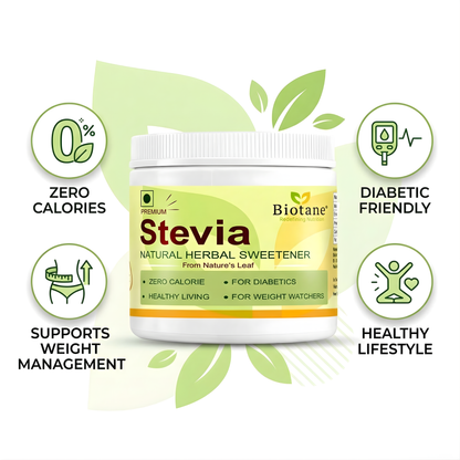 Biotane Premium Stevia Natural Sugar replacer