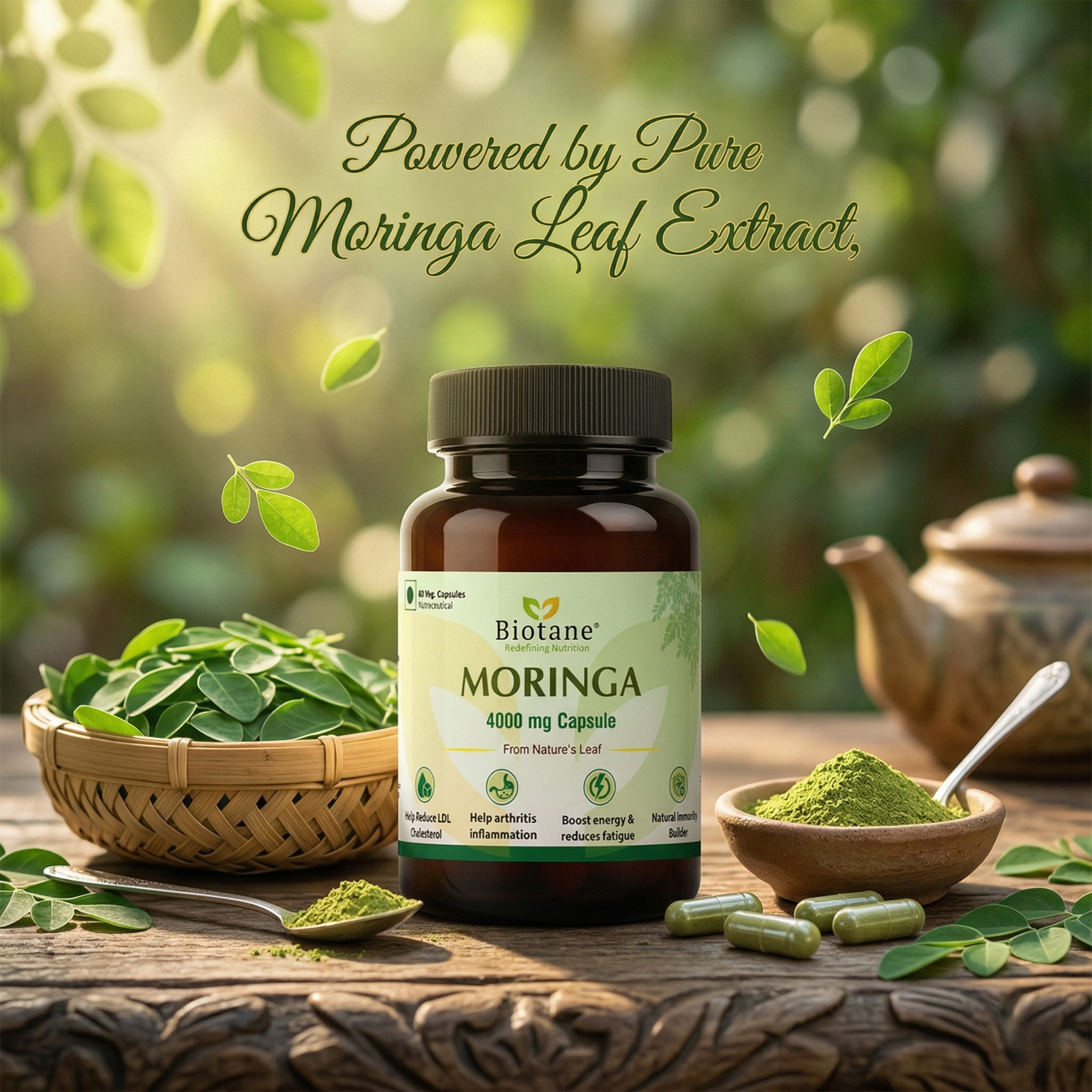 Biotane Moringa Capsules 4000mg