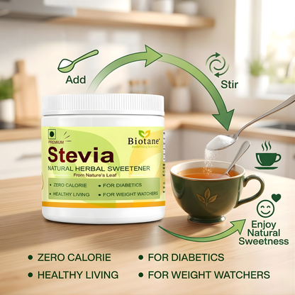 Biotane Premium Stevia Natural Sugar replacer