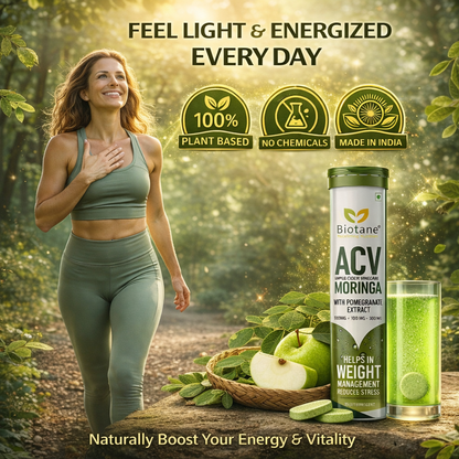 Biotane ACV (Apple Cider Vinegar) with Moringa & Pomegranate Extract