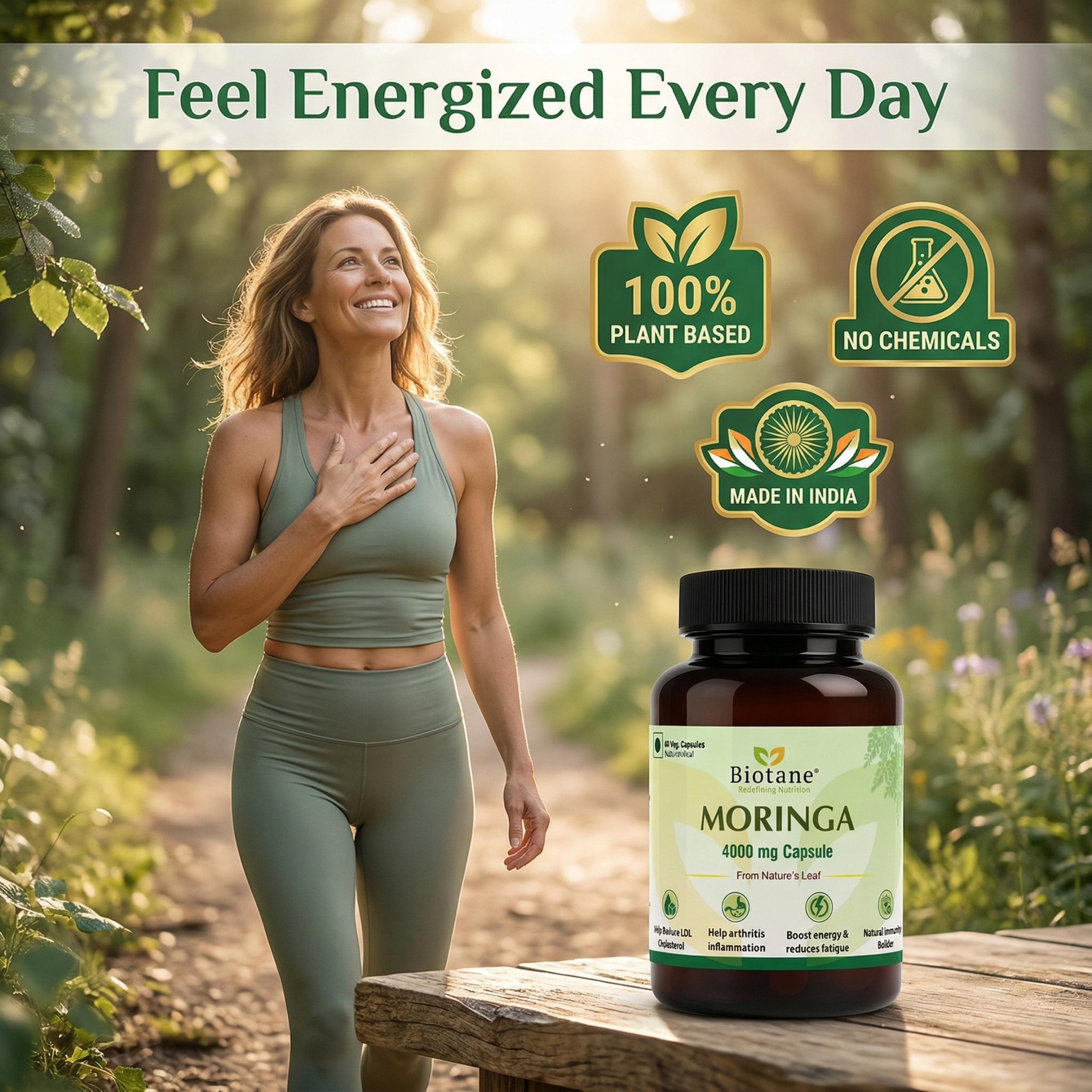 Biotane Moringa Capsules 4000mg