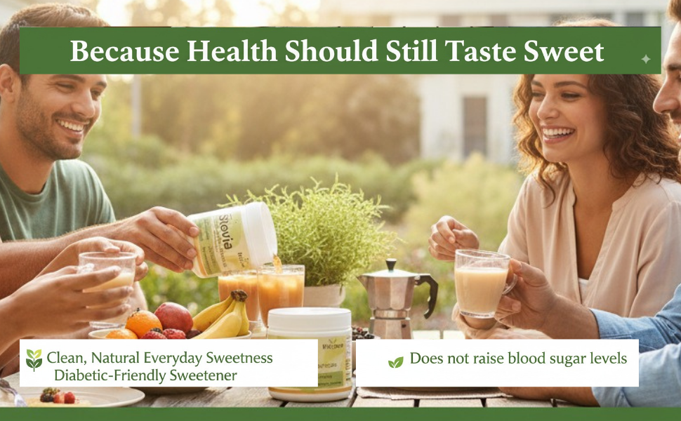 Biotane Premium Stevia Natural Sugar replacer, Zero Calorie Natural Sweetener | 200 gm Pack | Keto & Diabetic Friendly