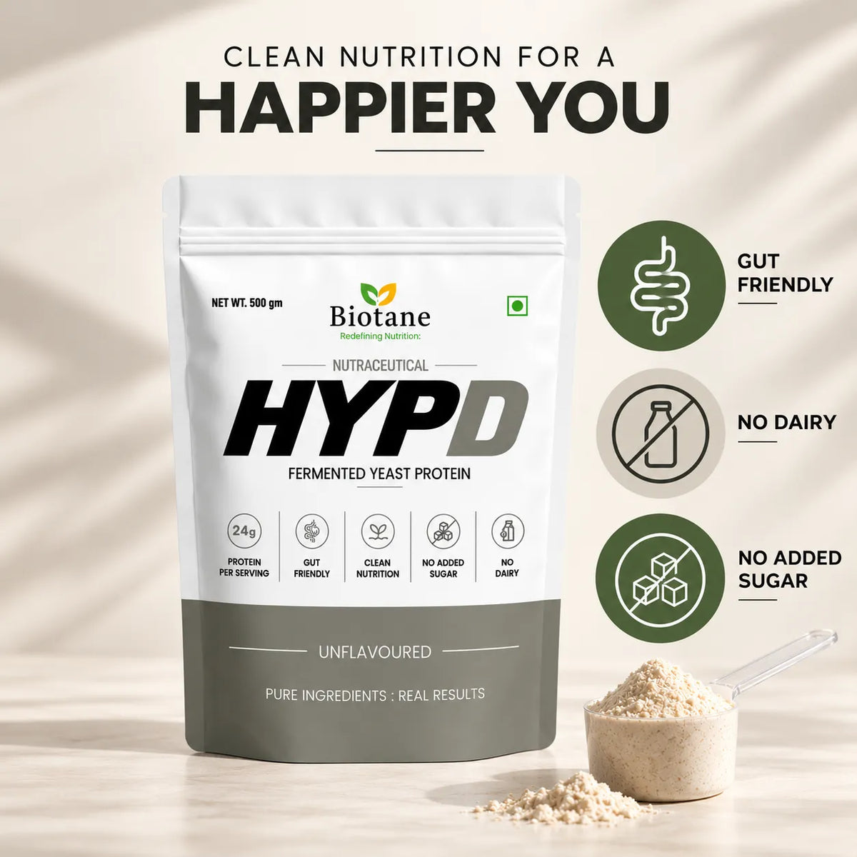 HYPD Unflavoured Fermented Yeast Protein