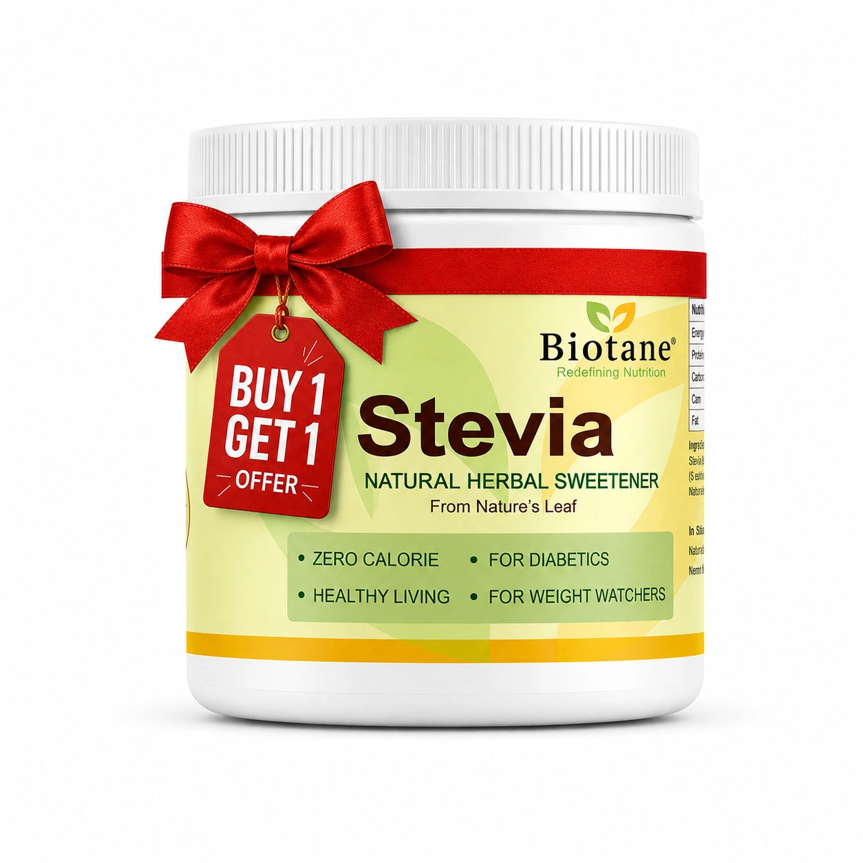 Biotane Premium Stevia Natural Sugar replacer