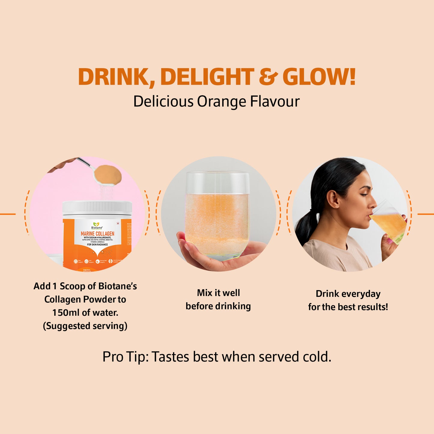 Biotane Marine Collagen with Sodium Hyaluronate, Biotin, Alpha Lipoic Acid, Lycopene, Green Tea, Vitamins & Minerals | Advanced Skin, Hair, Nail, Joint & Bone Support | Hydration, Anti-Aging & Overall Wellness | 25 Servings