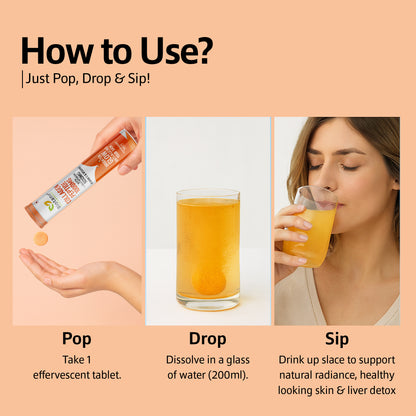 Biotane Collagen Peptides 1000mg + 500mg L-Glutathione, Vitamin C & E (15 Tablets)