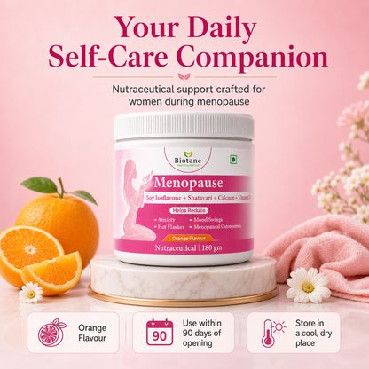 Biotane Menopause Supplement – Daily Nutritional Support | Orange Flavour