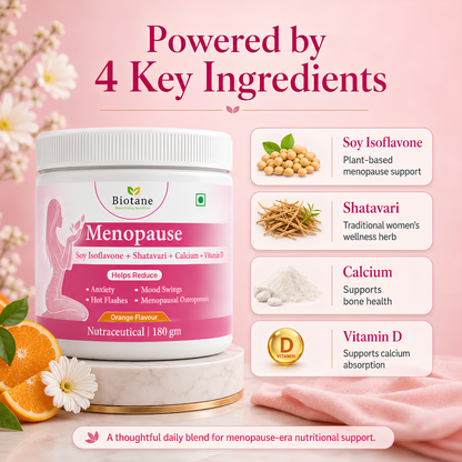Biotane Menopause Supplement – Daily Nutritional Support | Orange Flavour