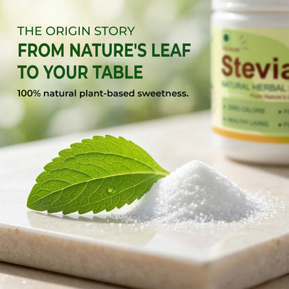 Biotane Premium Stevia Natural Sugar replacer, Zero Calorie Natural Sweetener | Keto & Diabetic Friendly| 200 gm Pack