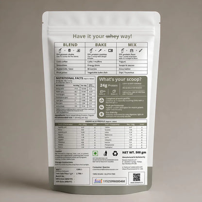 Biotane HYPD Fermented Yeast Protein Unflavoured 500gm back pack