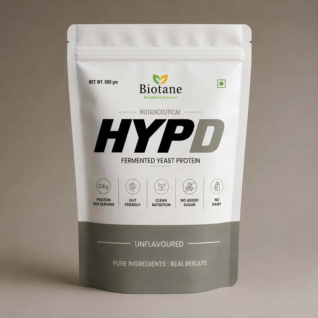 Biotane HYPD Fermented Yeast Protein Unflavoured 500gm front pack