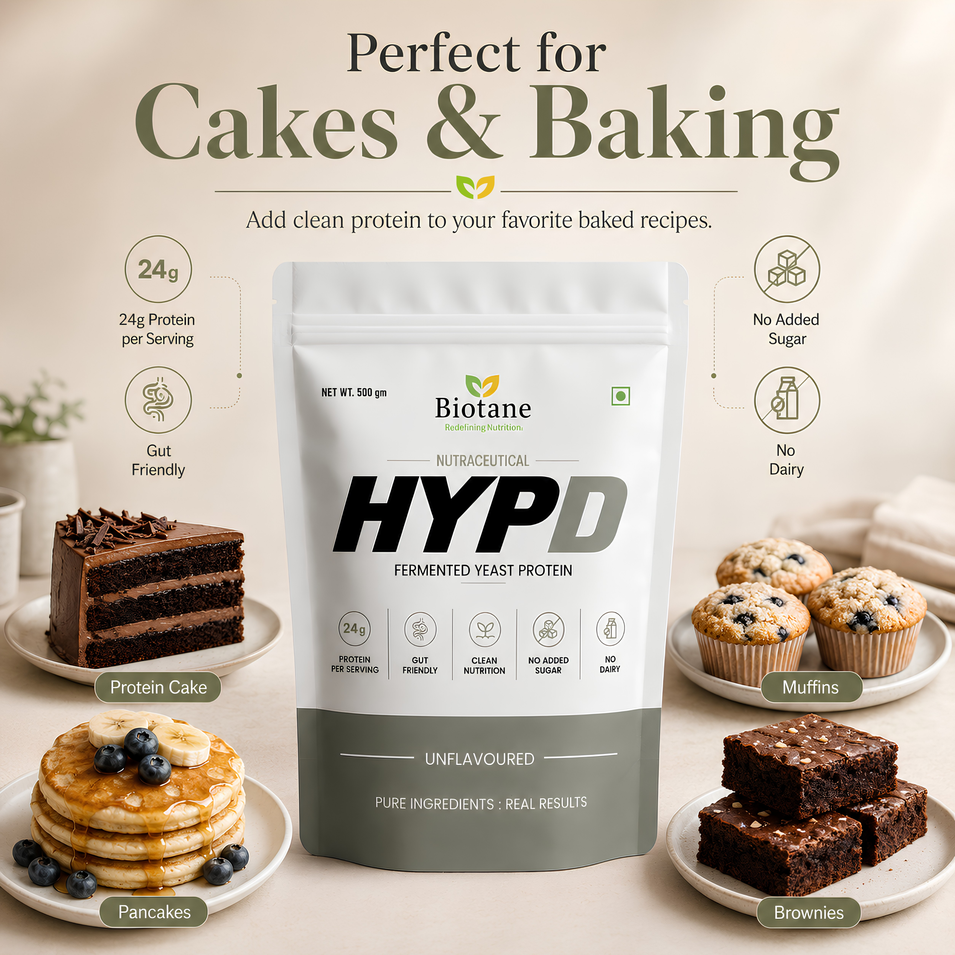 HYPD Unflavoured Fermented Yeast Protein
